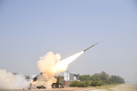 India Flight-Tests Two Pinaka Missiles In Salvo Mode