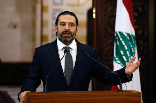 Lebanon’s ex-PM Hariri says candidate to head next government
