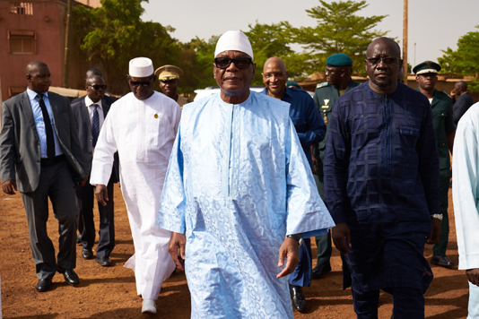 Ousted Mali president returns to country after medical treatment in UAE