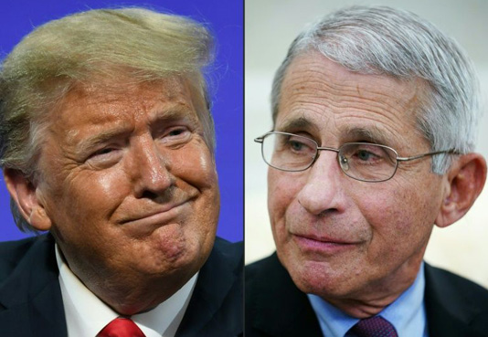 Covid-19: US Pres Trump slams govt top scientist Fauci ‘and all these idiots’
