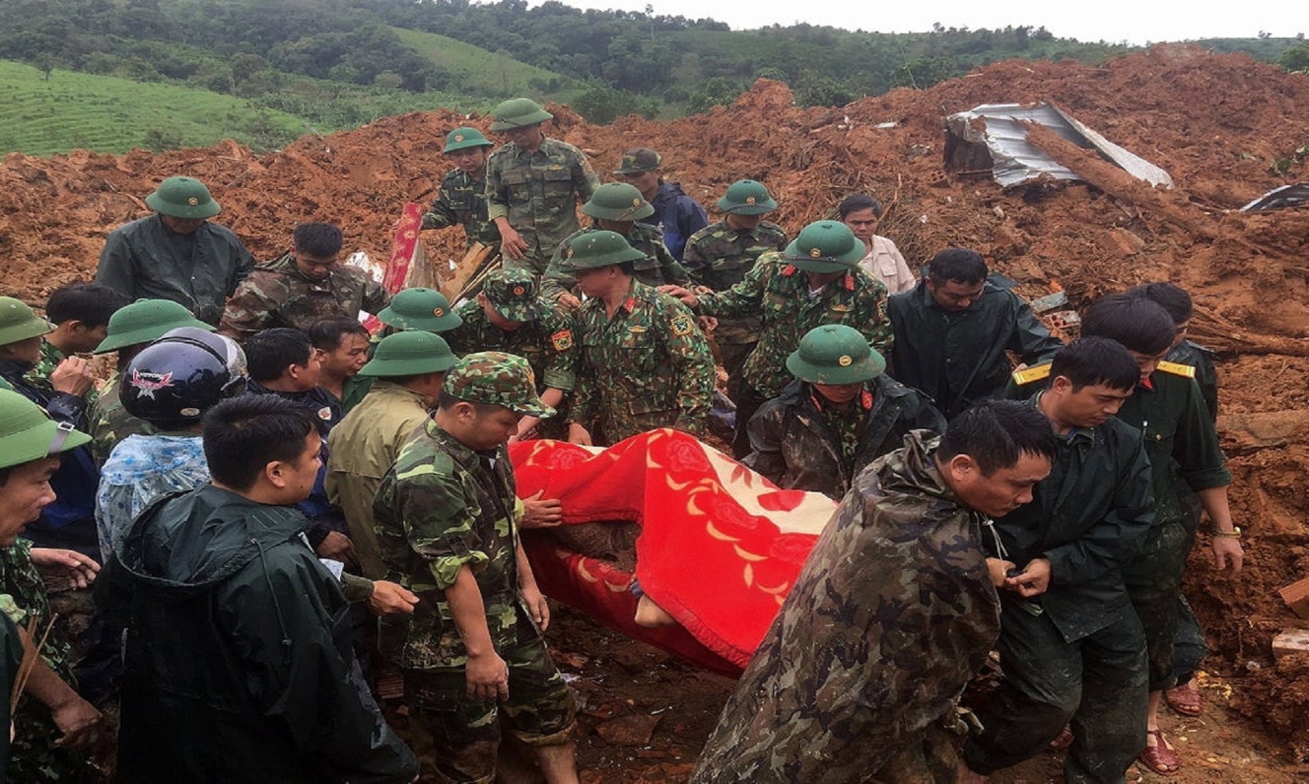 14 Military Personnel Killed In Central Vietnam Landslide