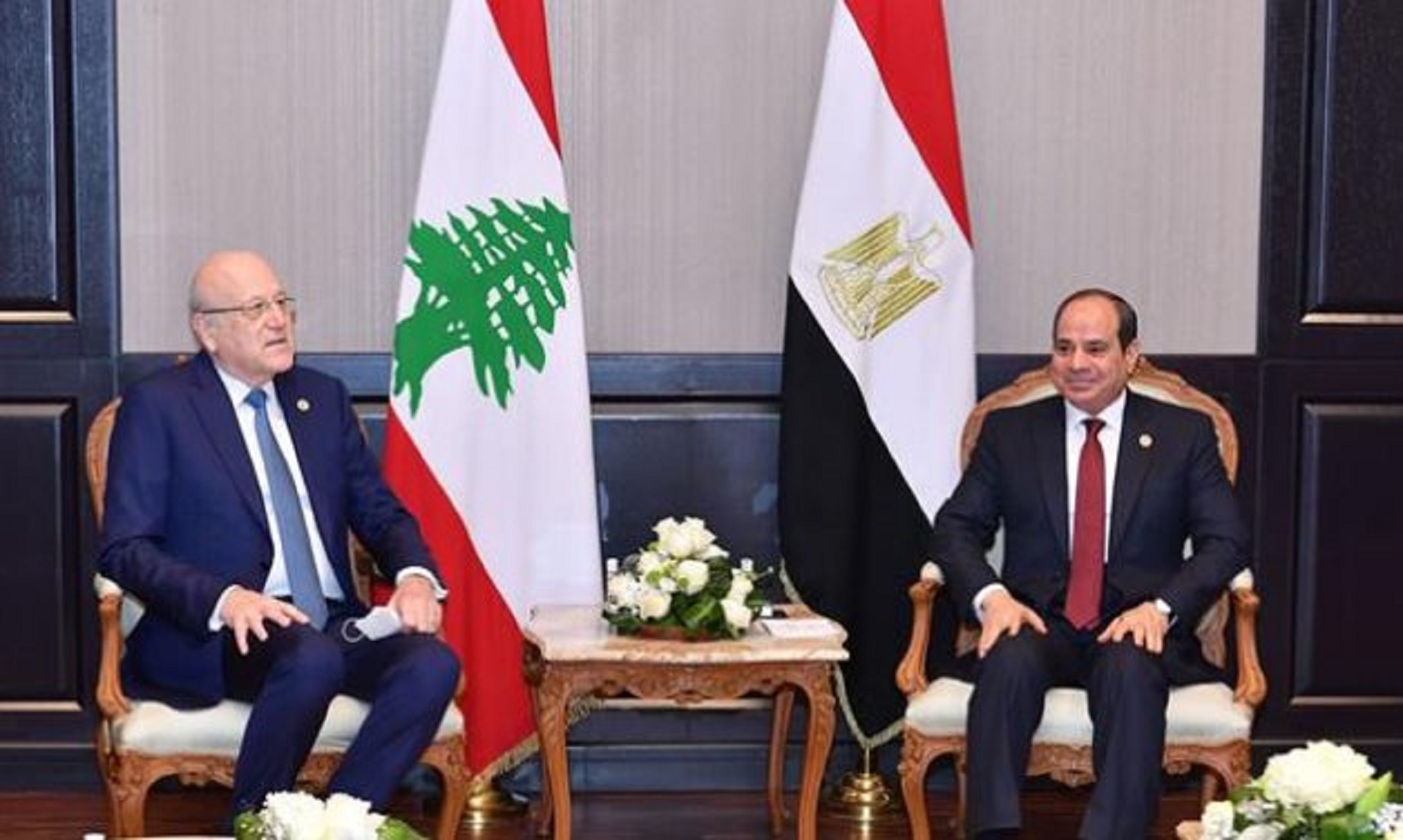 Egyptian President, Lebanese PM Discuss Enhancing Bilateral Cooperation