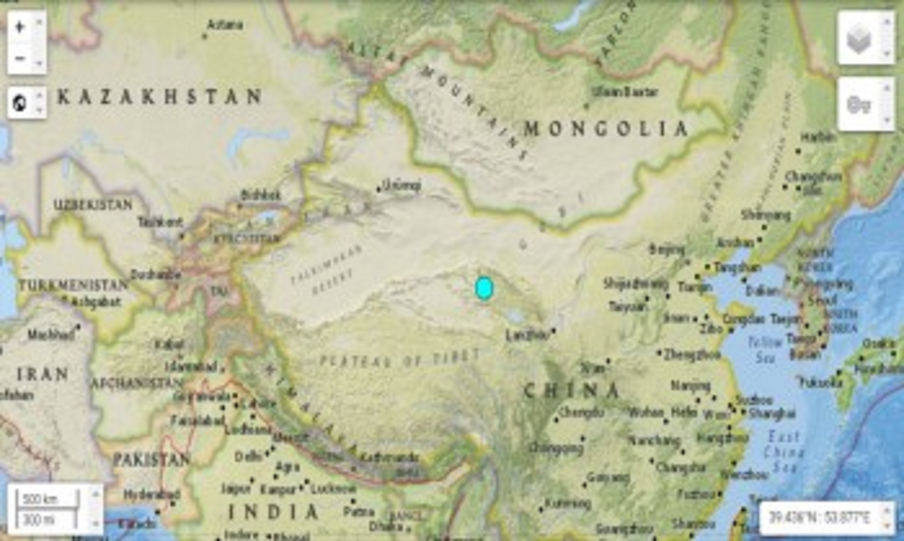 No Casualties, Damages Reported After 5.8-Magnitude Earthquake Hits NW China’s Qinghai