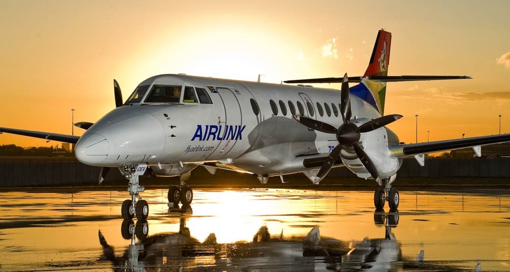 South Africa: Airlink plane hit by bird strike, causing propeller to break off, smash through fuselage