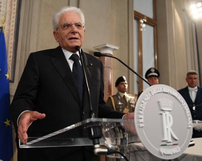 Italian president thanks citizens for sense of responsibility in New Year speech