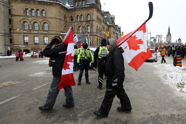 Covid-19: Canada’s Ottawa declares state of emergency amid truckers’ protest