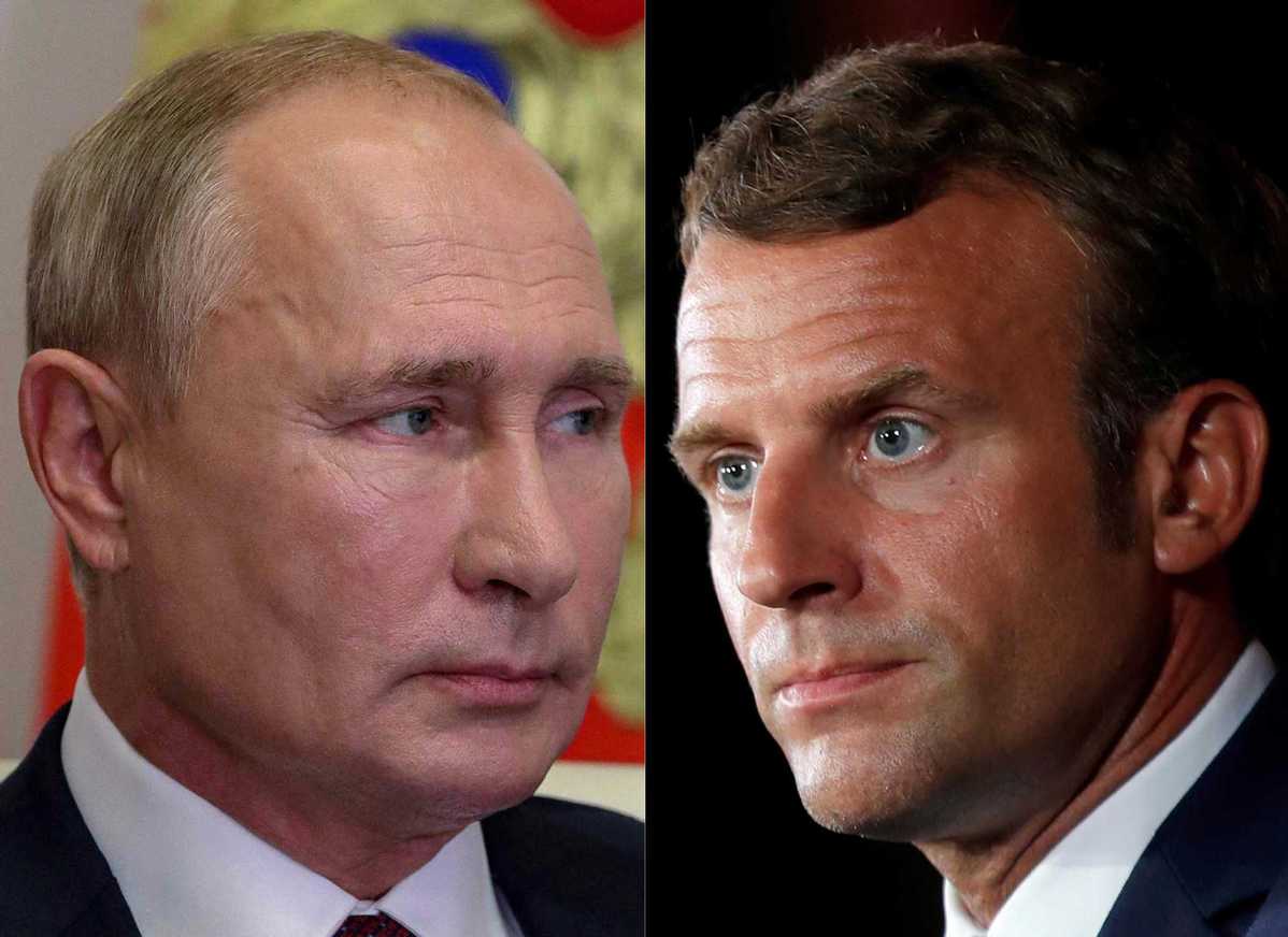 Presidents Macron, Putin hold phone call over Ukraine, stress need for diplomatic solution