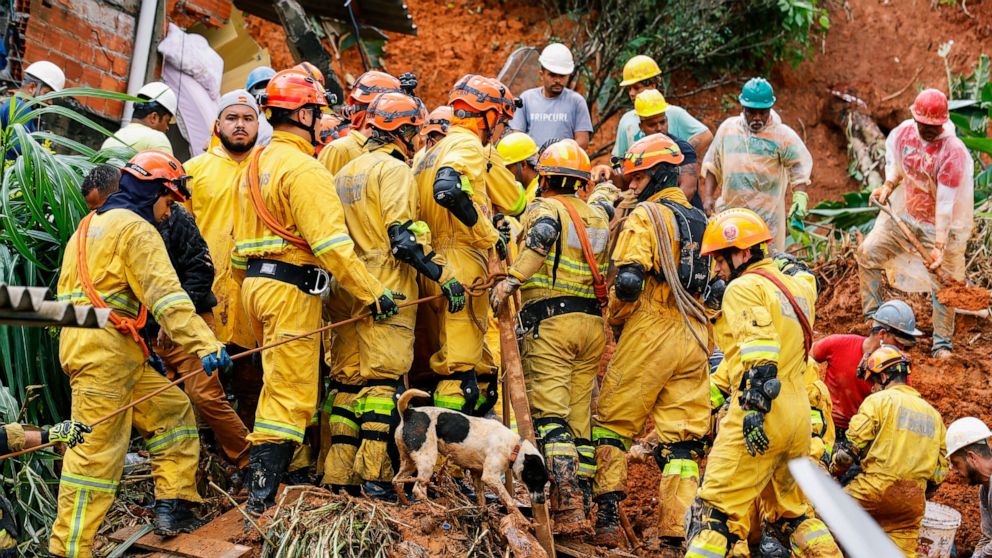 Death toll rises to 28 from heavy rains in Brazil’s Sao Paulo state