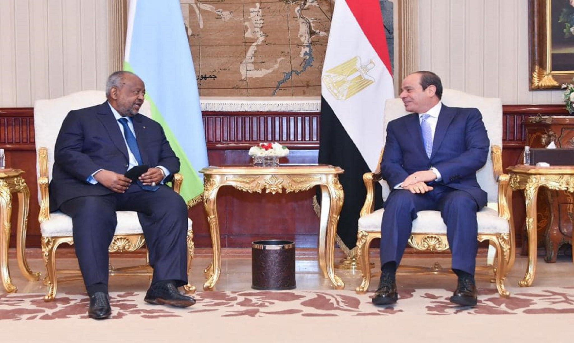 Egyptian, Djiboutian Presidents Discuss Bilateral Ties, Regional Issues