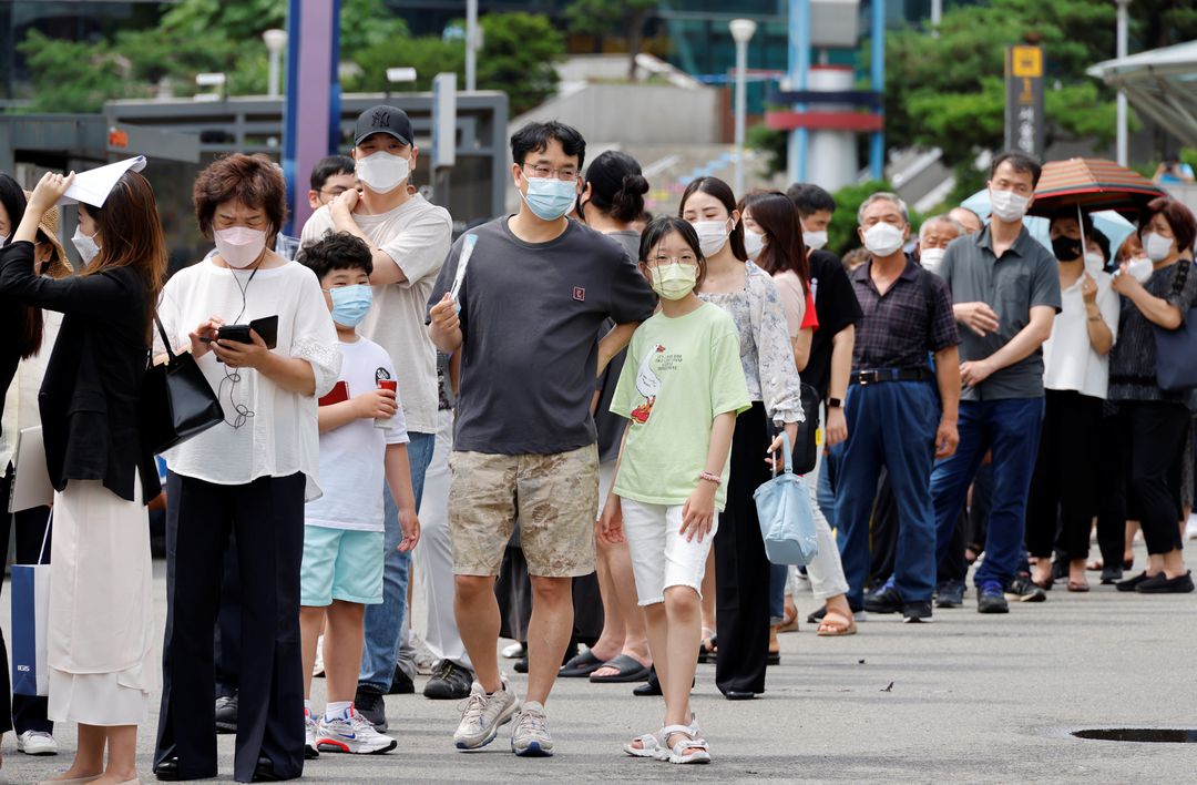 S. Korea Reports 35,286 More Covid-19 Cases