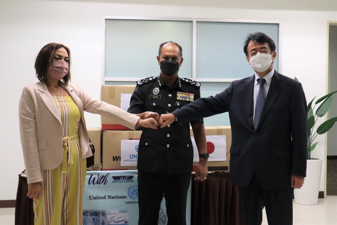 Japan contributes COVID-19 prevention items to Malaysian Prison Department