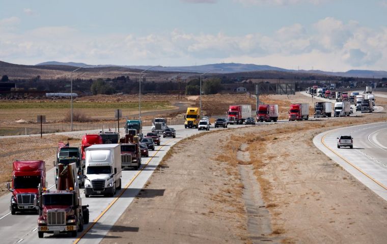 Anti-pandemic restrictions protests: US trucker convoys prompt National Guard deployment in Washington