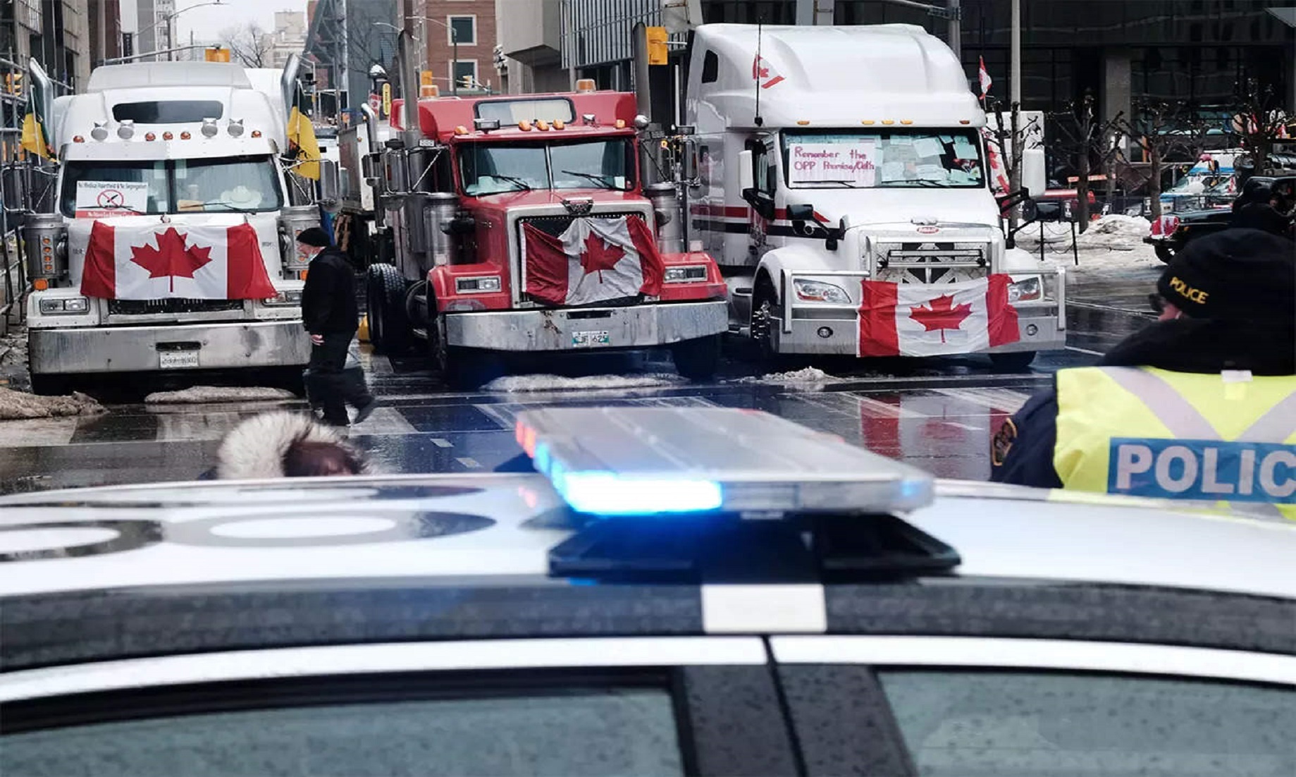 Canadian PM Declares Public Order Emergency To End Truck Blockades