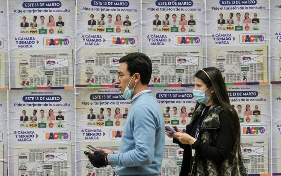 Colombians vote to short-list presidential contenders