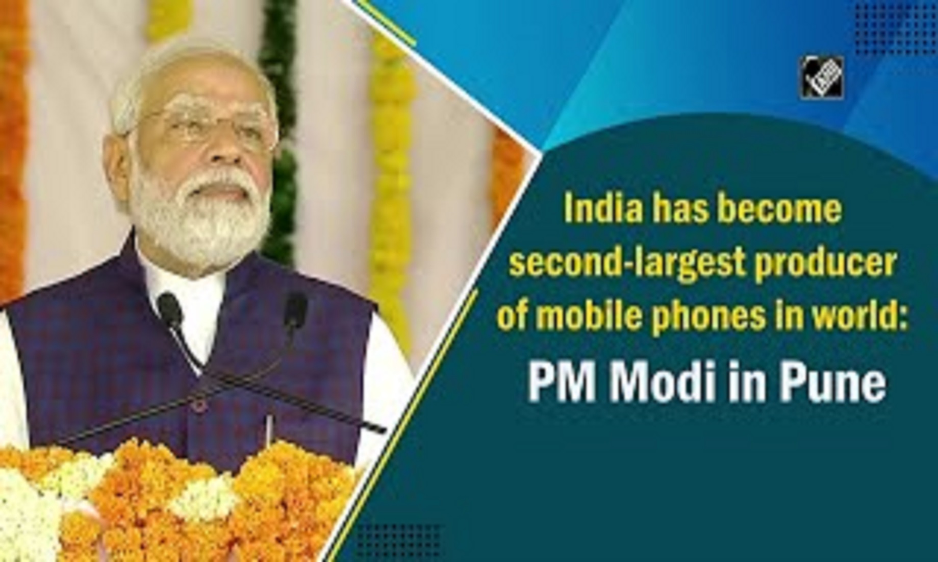 Modi: India Second Largest Mobile Phone Manufacturer In World