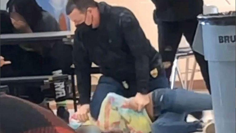 US violence: Wisconsin police officer accused of kneeling on 12-year-old girl’s neck