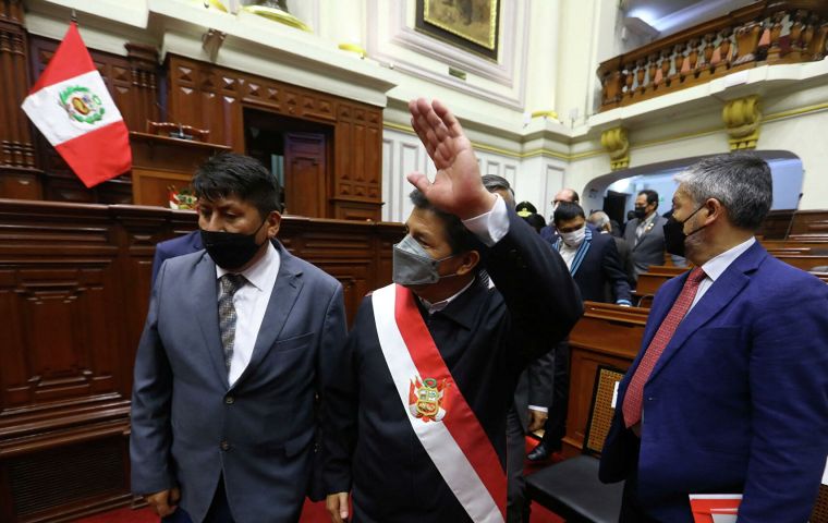 Peruvian court to rule on habeas corpus requested by Pres Castillo, accused of treason, in 10 days