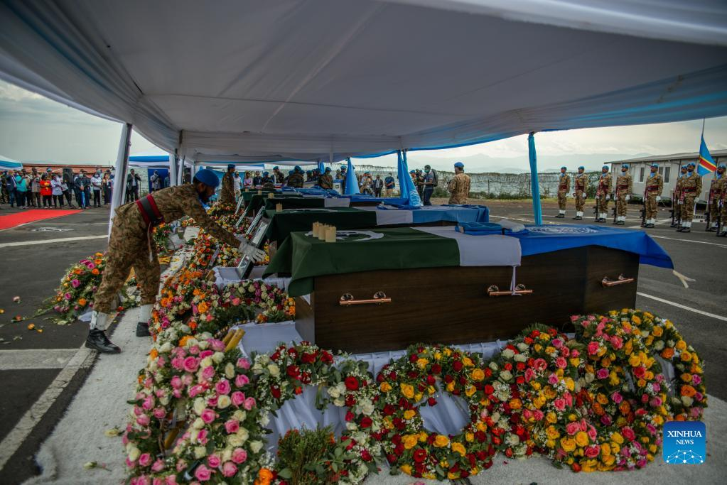 UN pays tribute to 8 peacekeepers killed in DRC helicopter crash