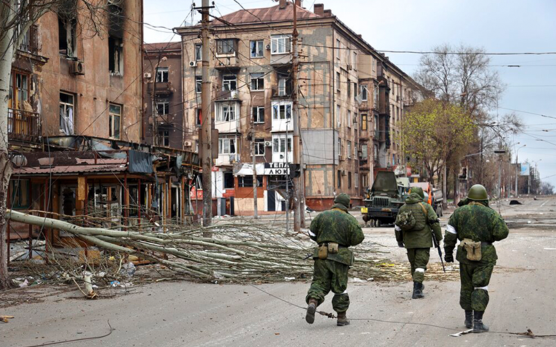 Russia-Ukraine conflict: Russia says its forces clear most of Mariupol, strike Kyiv suburb