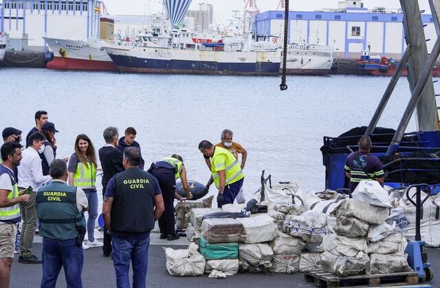 Five arrested in cocaine bust off Spain’s Canary Islands