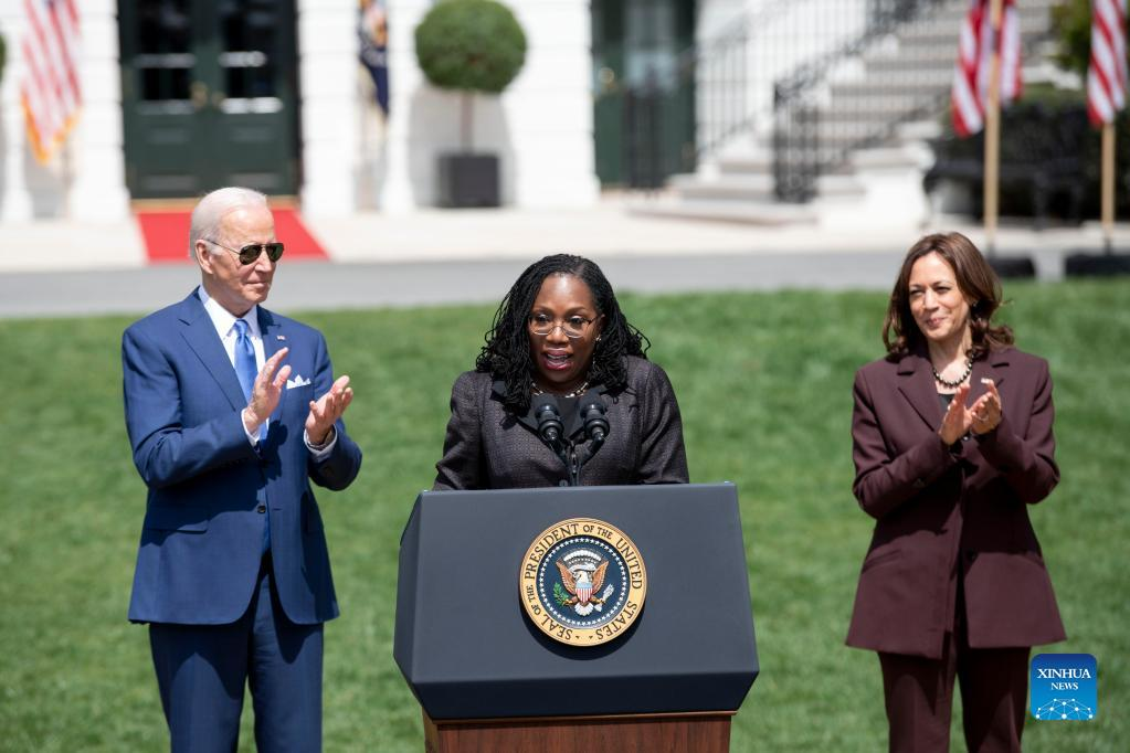 US: White House marks Senate confirmation of first African American woman for Supreme Court