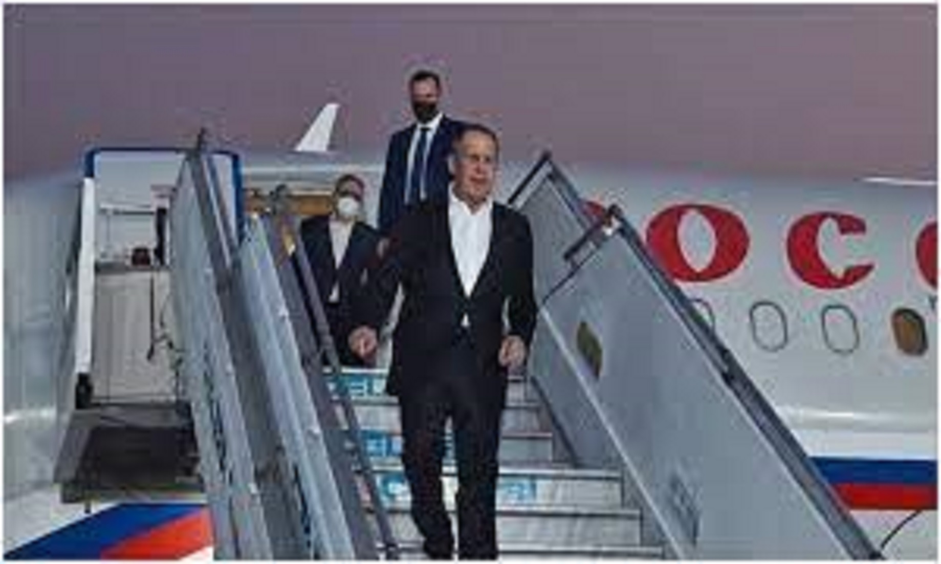Russian FM Lavrov Arrives In Delhi