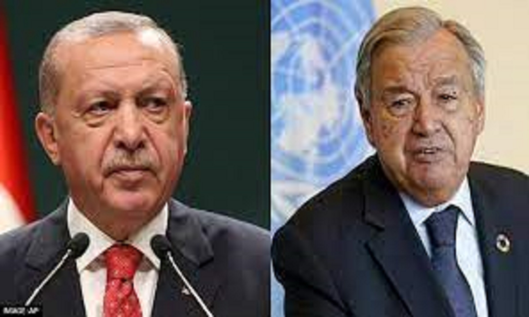 Erdogan, Guterres Discuss Ukraine Crisis Over Phone