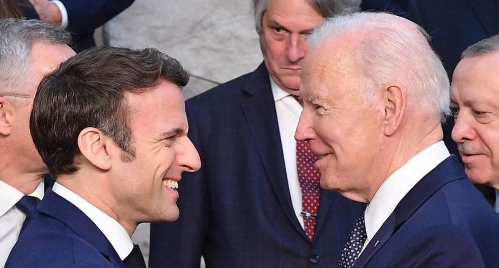 US Pres Biden says will cooperate with re-elected Macron in ‘defending democracy’