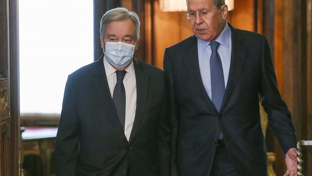 Russia-Ukraine conflict: Russia ‘ready to cooperate’ with UN to help civilians in Ukraine – Lavrov