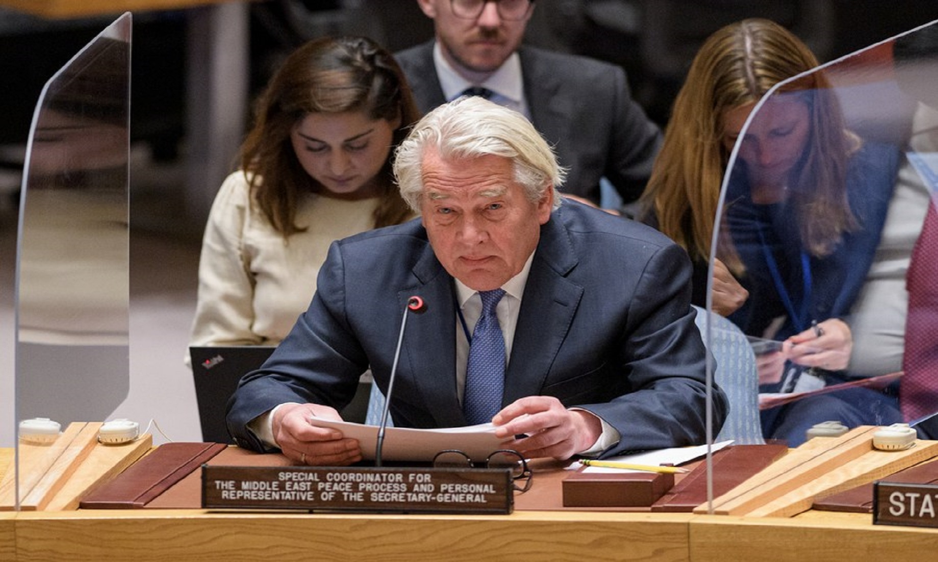 UN Mideast Envoy Calls For Coordinated, Strategic Approach To Israeli-Palestinian Issue