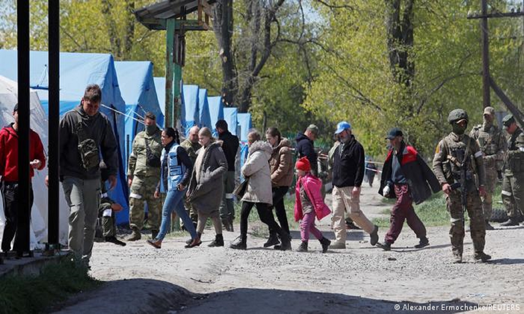 UN Chief Welcomes Evacuation Of Civilians From Azovstal Steel Plant In Mariupol, Ukraine