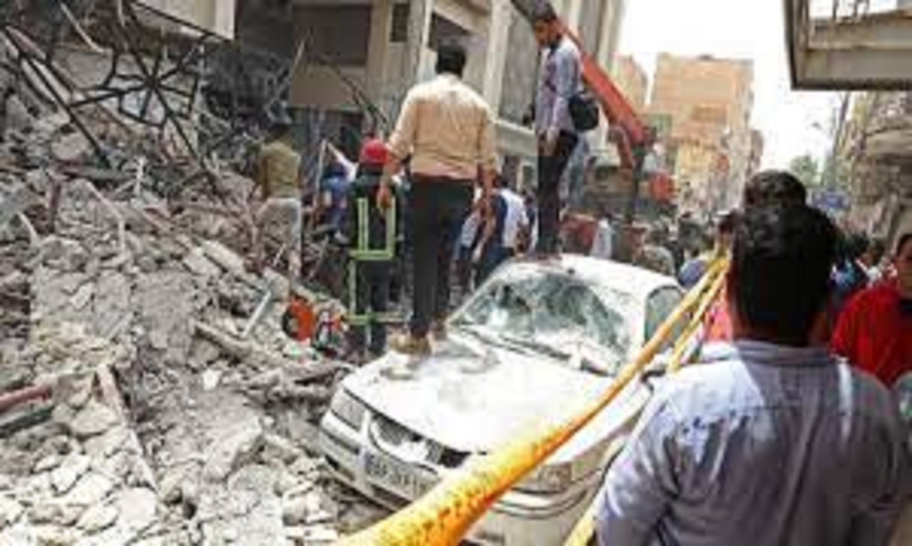 24 Killed In Commercial Building Collapse In SW Iran