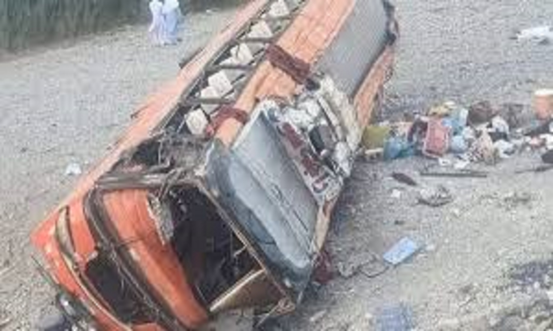 Five Killed, Over 13 Injured As Passenger Bus Overturns In S. Pakistan