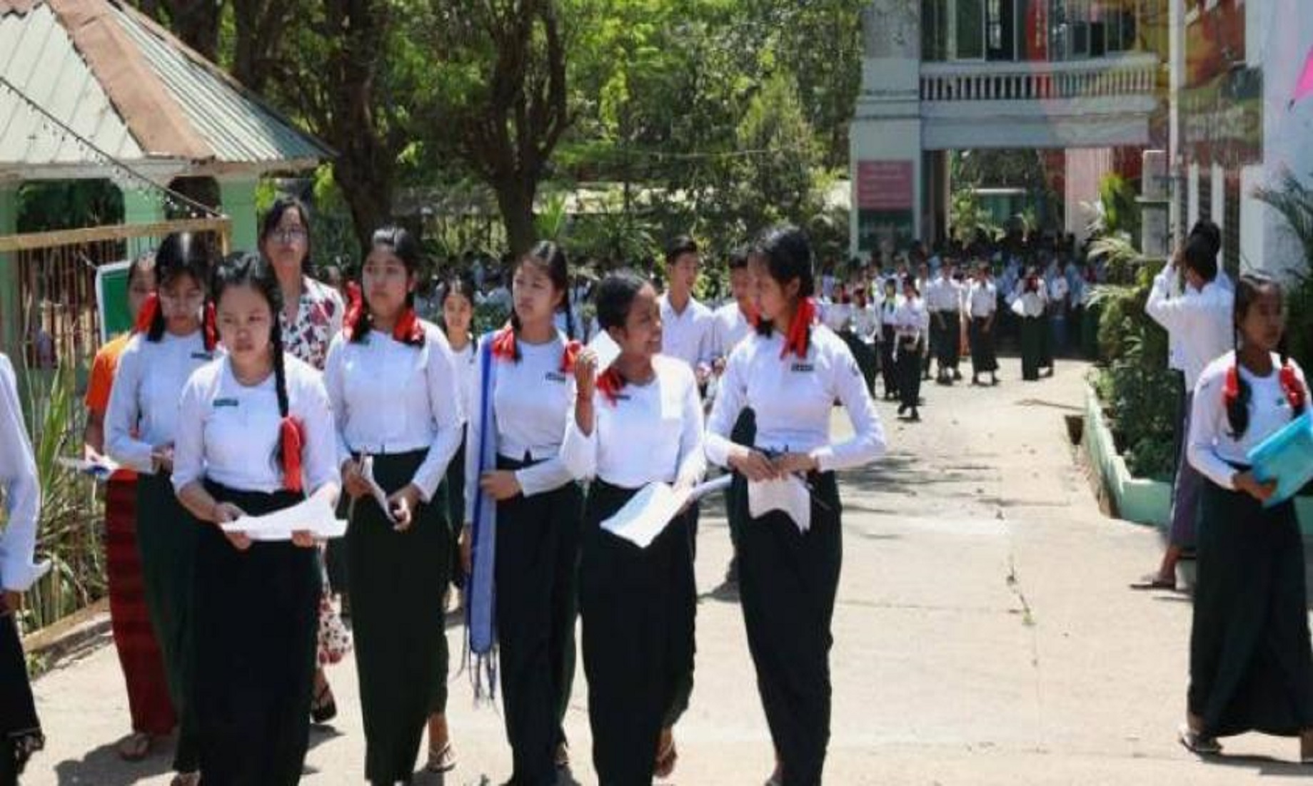 Over 132,000 Students Passed University Entrance Exam In Myanmar