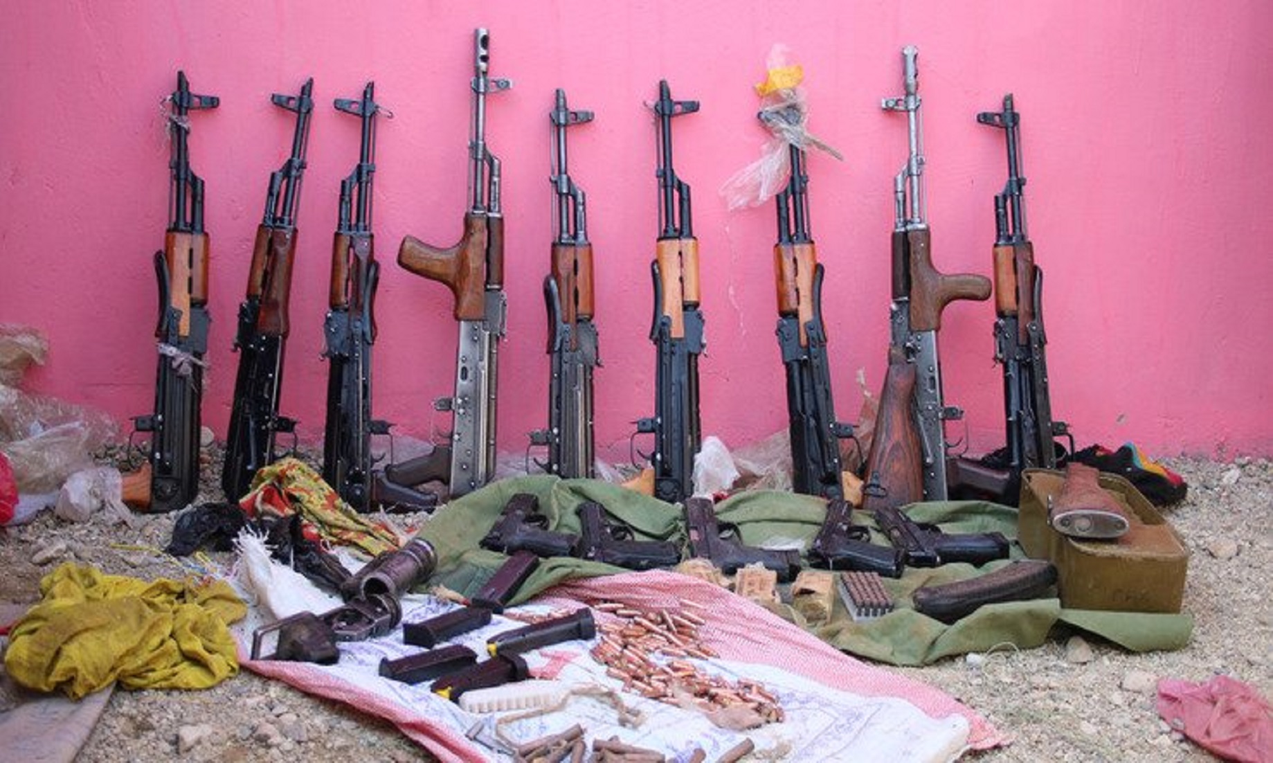 Afghan Forces Discovered Rifles, Ammunition In Southern Kandahar Province