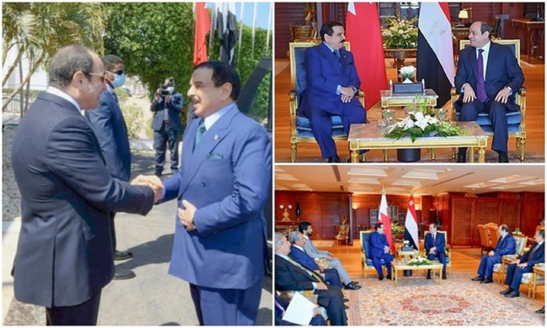 Egyptian, Bahraini Leaders Vowed To Maximise Bilateral Coordination