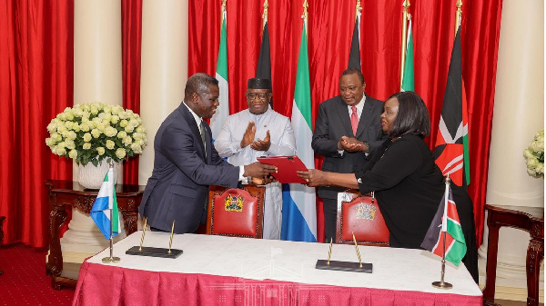 Kenya, Sierra Leone sign 7 cooperation agreements