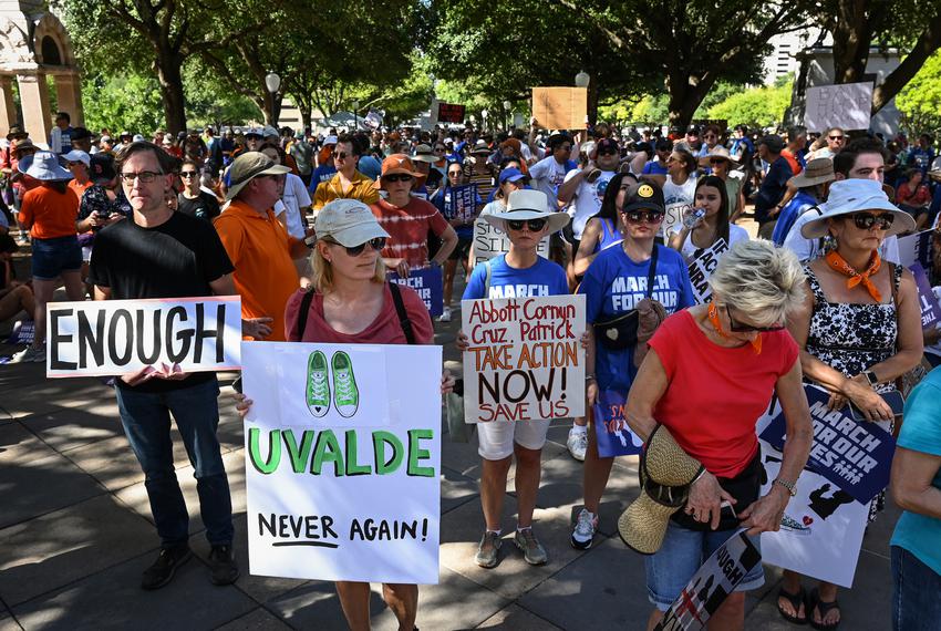 Tens of thousands rally against gun violence across US