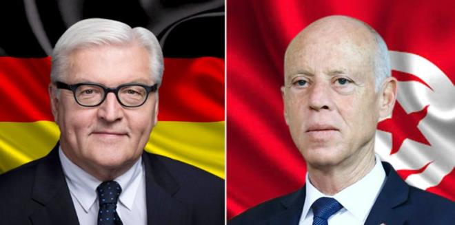 Tunisian, German presidents hold phone talks to strengthen bilateral ties