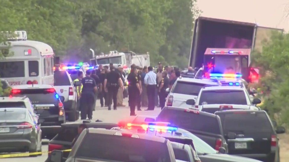 US: At least 46 found dead in truck’s trailer in presumed smuggling attempt in Texas