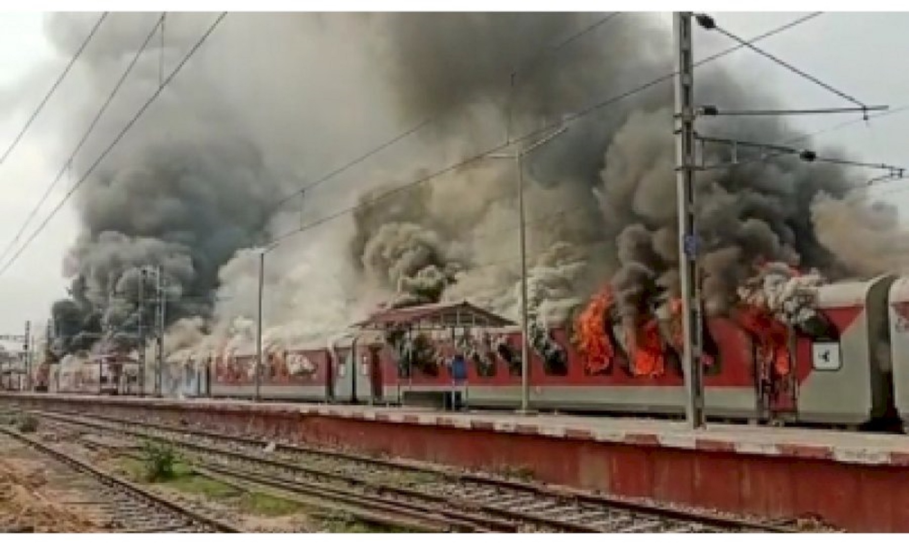 Trains Set On Fire In India As Anti-Recruitment Scheme Protests Continue