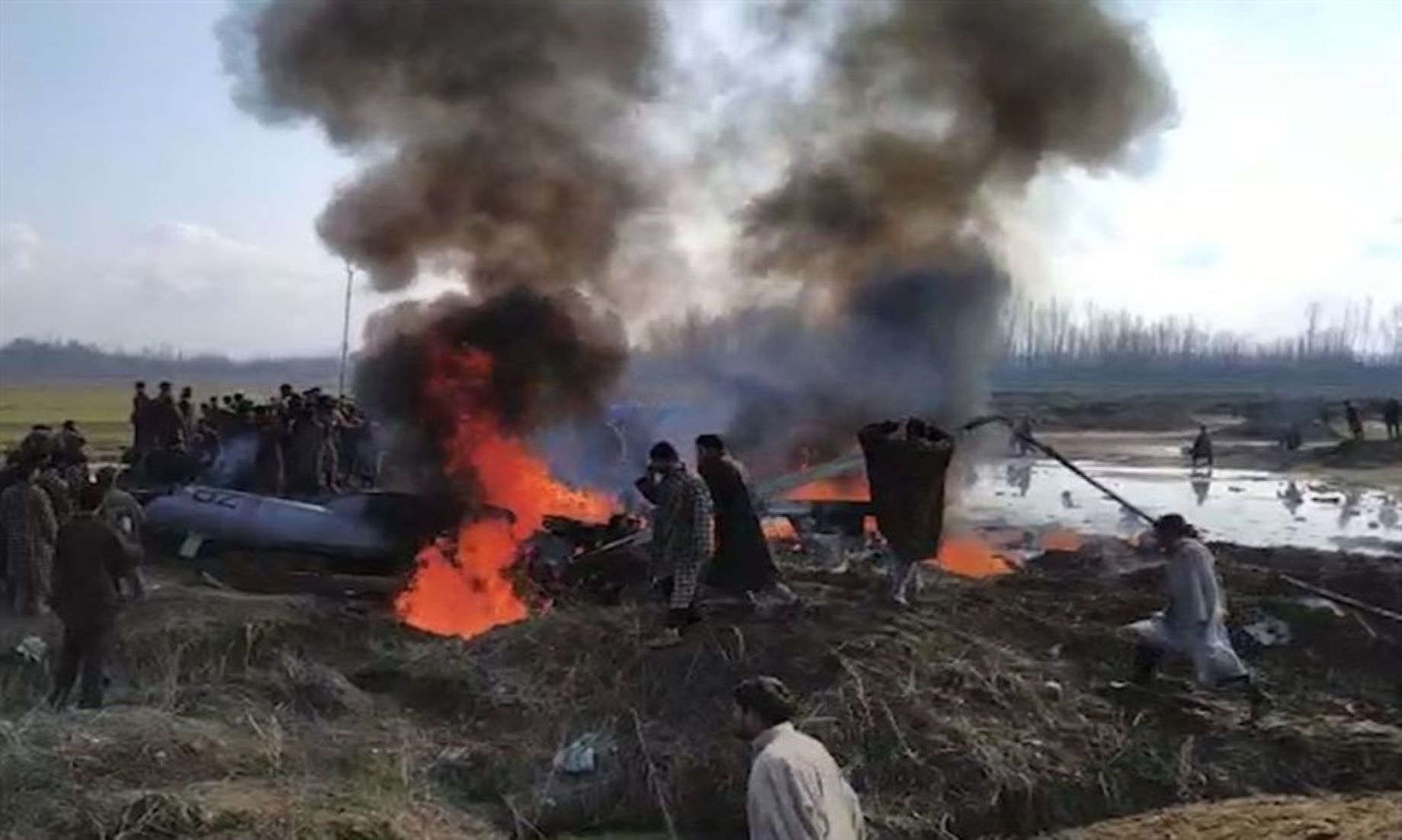 Indian Military Jet Crashed Killing Two Pilots