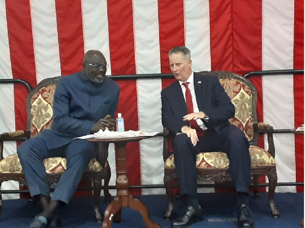 President Weah renews commitment with the United States in defense of democracy, world peace