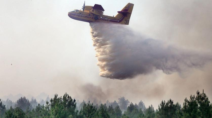 Heatwaves: Wildfires rage in southwestern France with over 1,700 hectares burnt