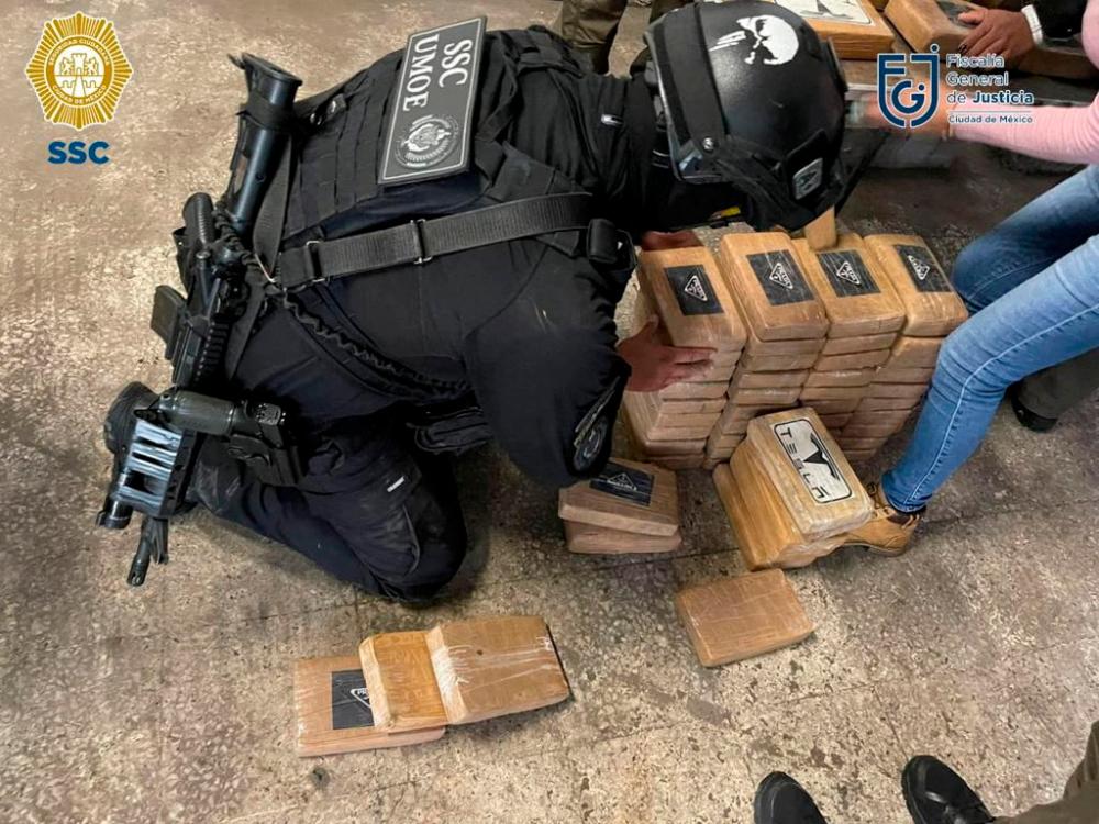 Over 1.6 tons of cocaine seized in Mexico