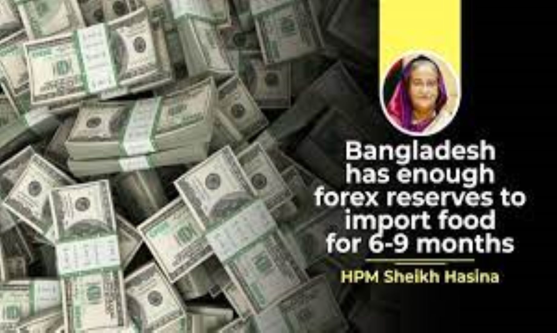 Bangladesh’s Forex Reserves Enough To Cover Up To Nine Months Of Imports: PM