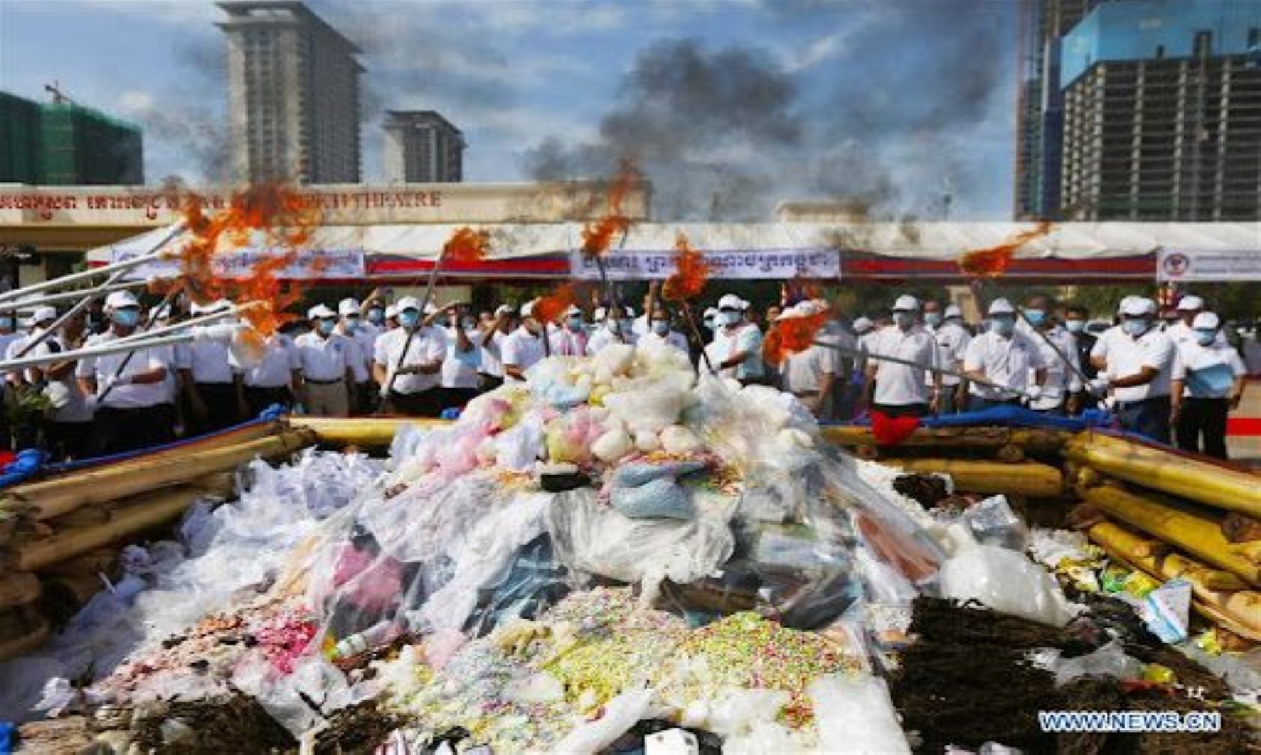 Cambodia Arrested 9,151 Drug Suspects, Seizing 3.27 Tonnes Of Narcotics In First Seven Months Of 2022