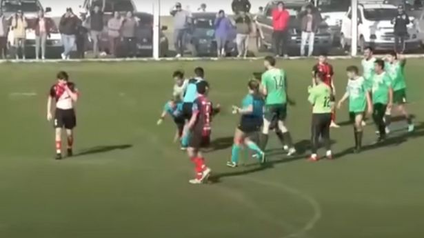 Argentine footballer arrested after sending female referee to hospital with brutal punch