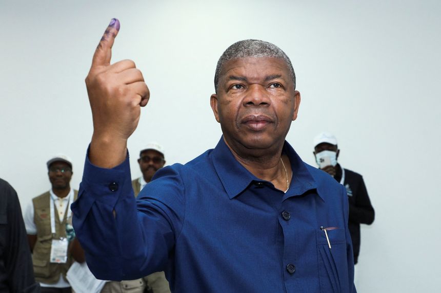 Angola’s president set for second term as party leads vote