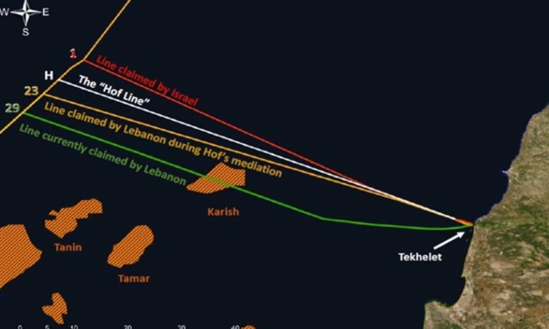 Lebanon Insists On Line 23, Entire Qana Gas Field: FM